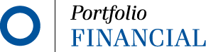 Portfolio Financial logó fekete